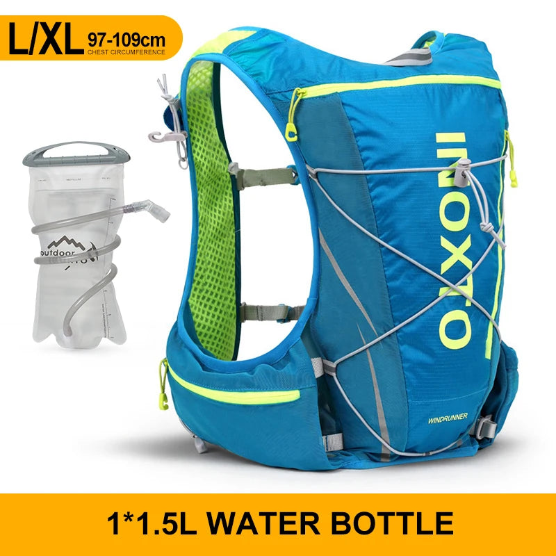 8L Hydration Vest Backpack – Running, Cycling, Hiking with 1.5L Bladder & 2x500ml Bottles